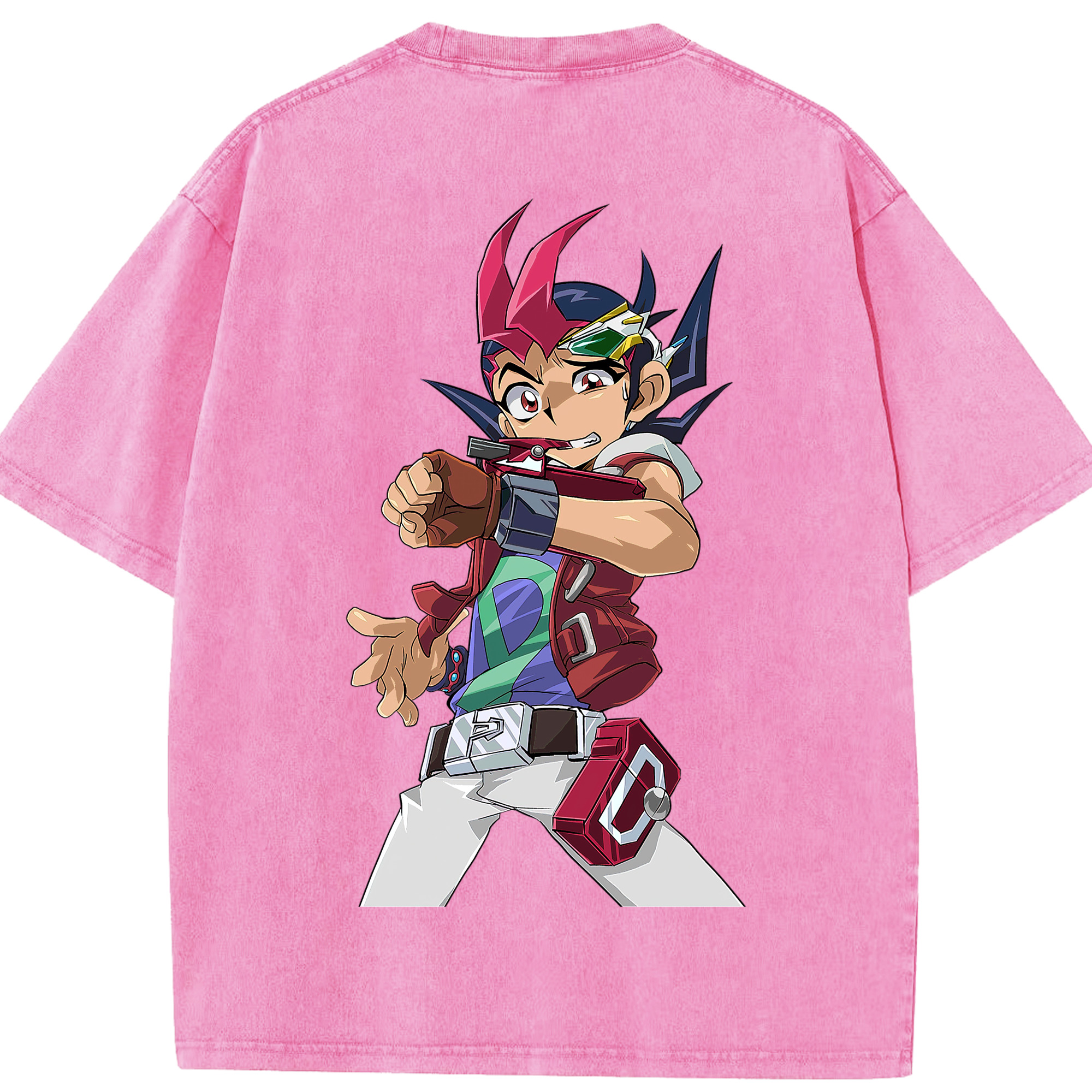（画像用） 遊☆戯☆王 Yu-Gi-Oh! 綿100% ヴィンテージ風 半袖Tシャツ（背面プリント）